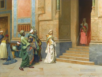  Ofrenda Pintura - LA OFRENDA Ludwig Deutsch Orientalismo Árabe